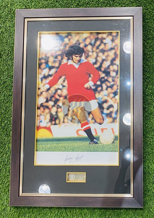 George Best Signed Poster