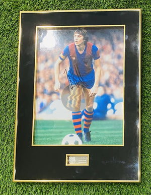 Johan Cruyff Signed Poster