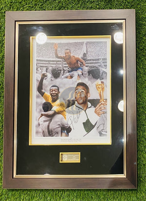 Pele Signed Poster